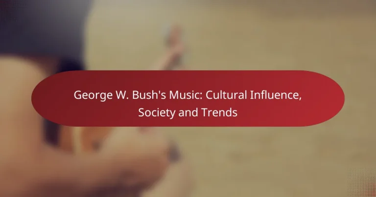 George W. Bush’s Music: Cultural Influence, Society and Trends