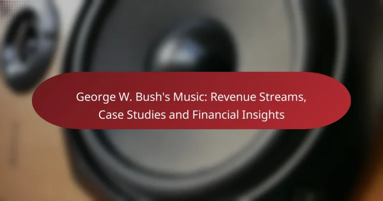 George W. Bush’s Music: Revenue Streams, Case Studies and Financial Insights
